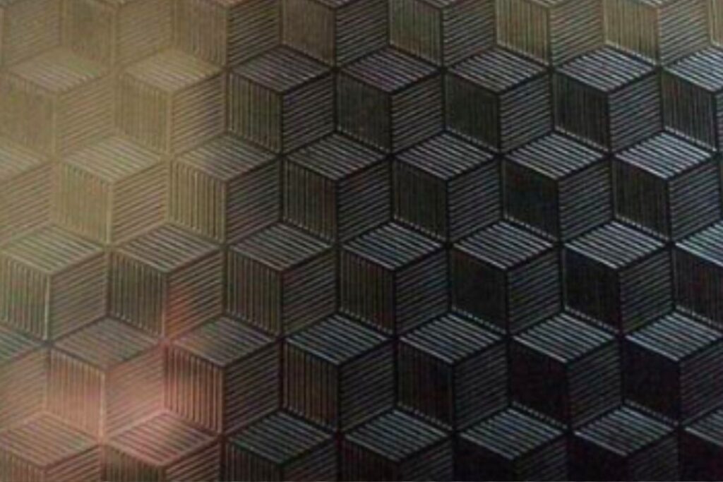 3D Cubes Embossed in uae