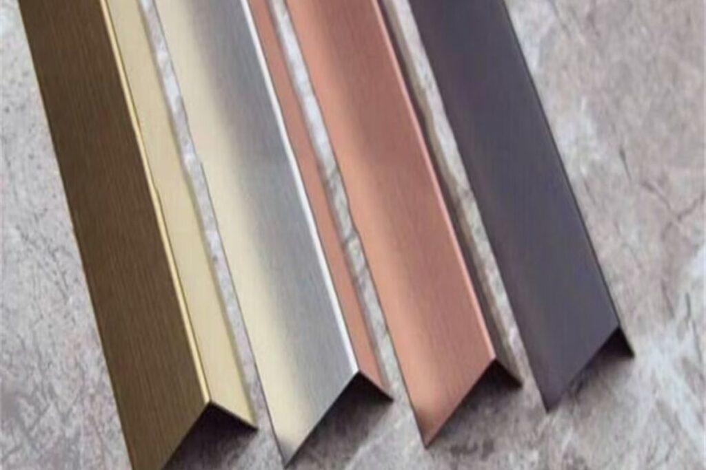 Decorative Stainless Steel L Profile in uae