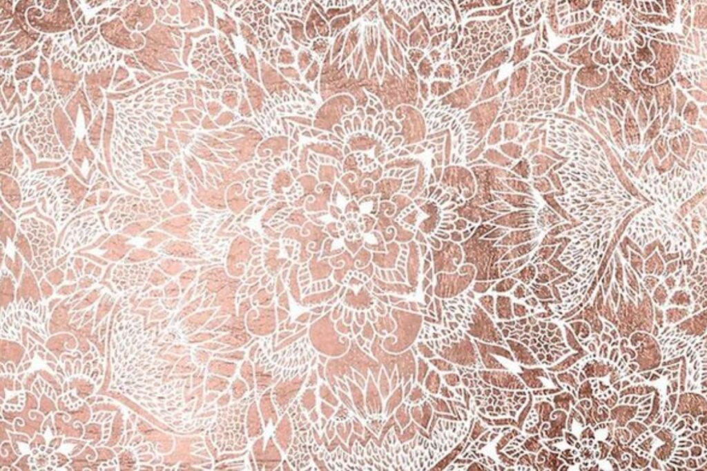 Rose Gold Etching Panels in uae